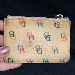 Dooney & bourke coin purse & keychain